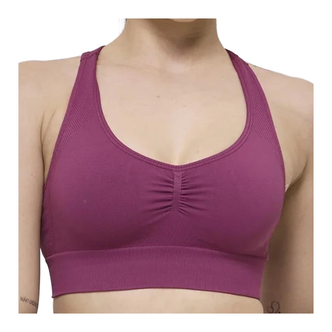 Top Selene Fitness Sem Bojo 20963 Bordo