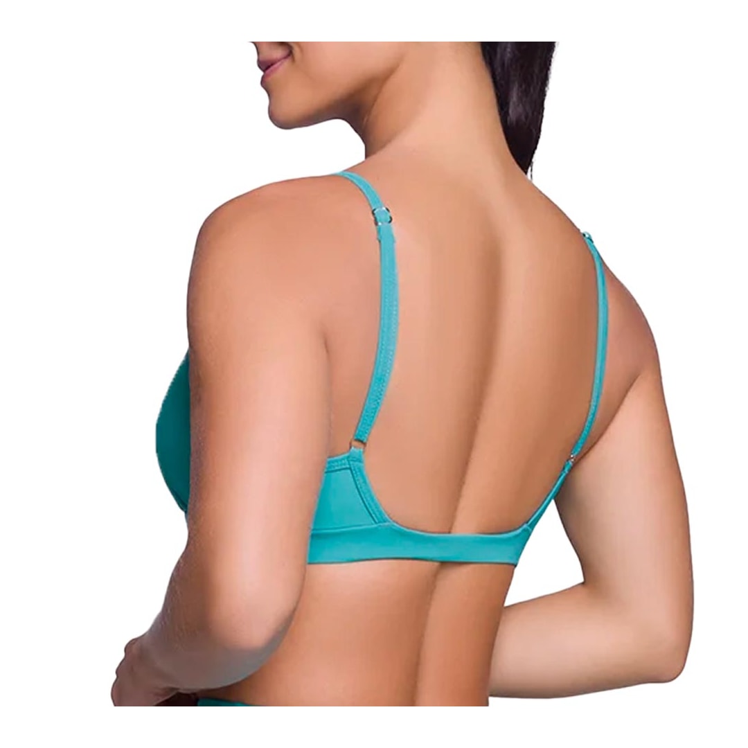 Top Selene Ginástica Com Bojo 24640 Azul Top Selene Ginástica Com Bojo 24640 Azul