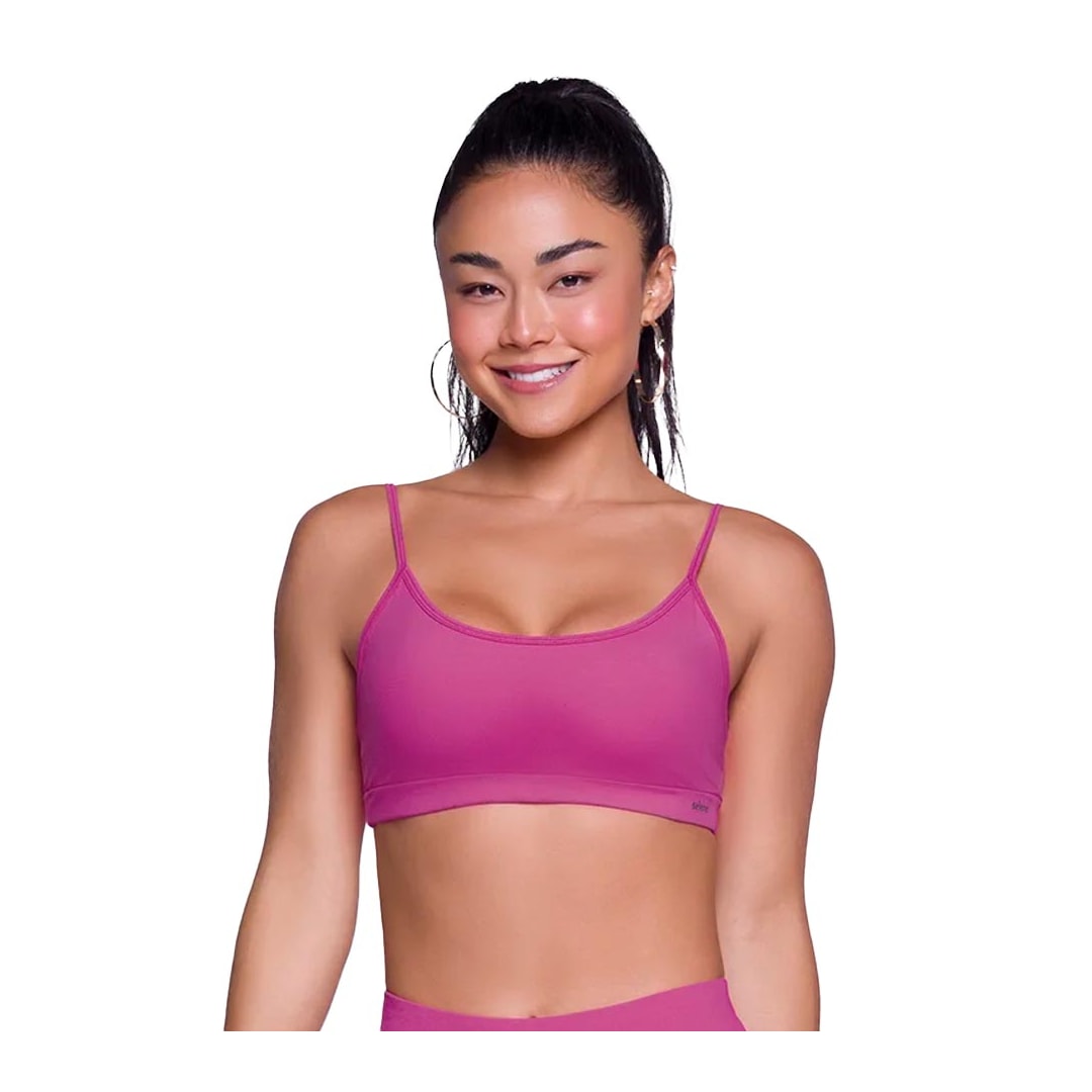 Top Selene Ginástica Com Bojo 24640 Pink