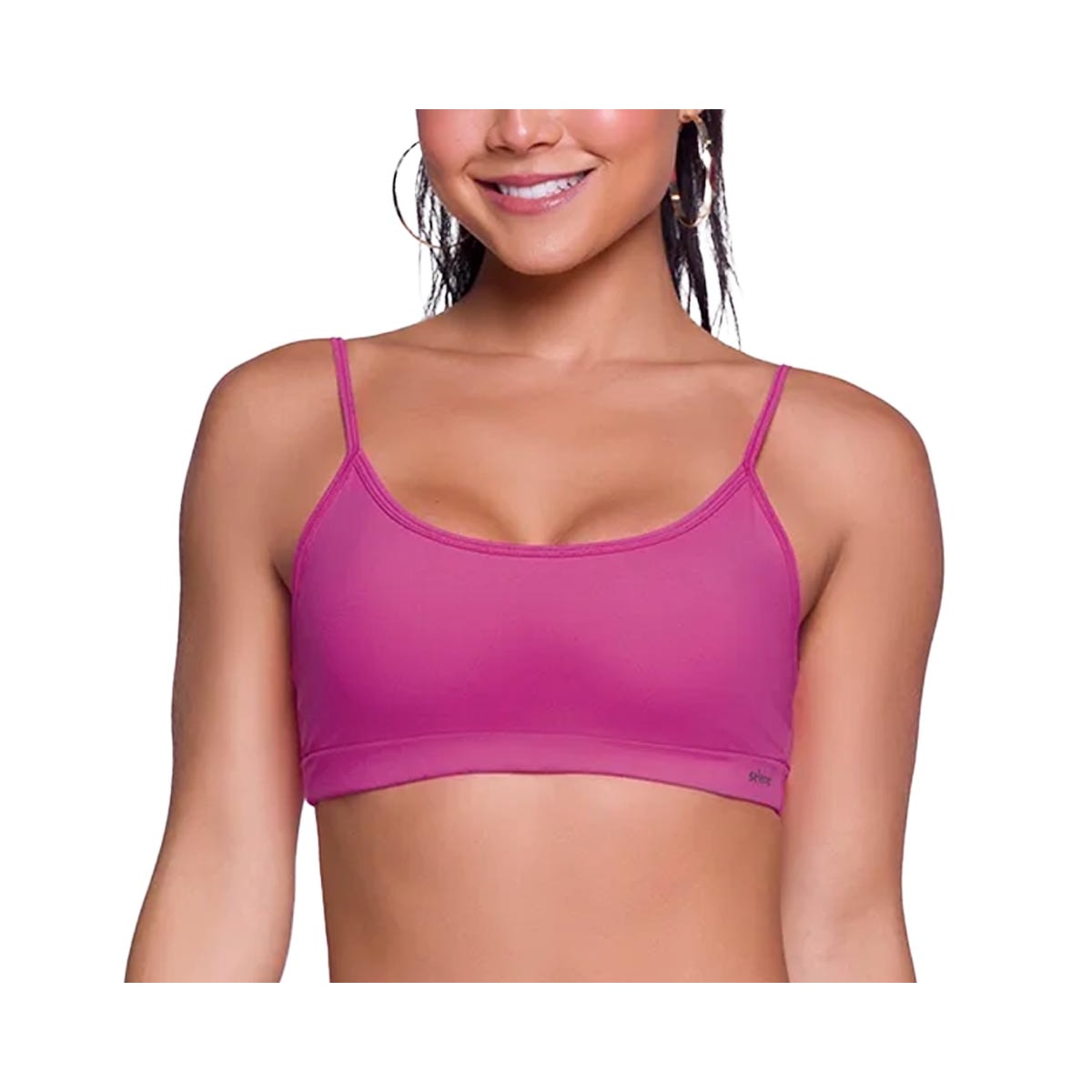 Top Selene Ginástica Com Bojo 24640 Pink Top Selene Ginástica Com Bojo 24640 Pink