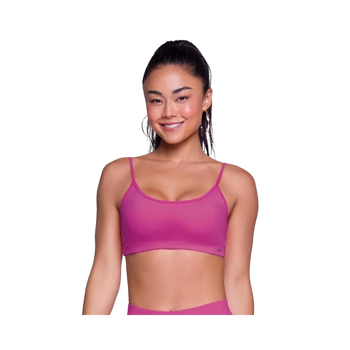 Top Selene Ginástica Com Bojo 24640 Pink Top Selene Ginástica Com Bojo 24640 Pink