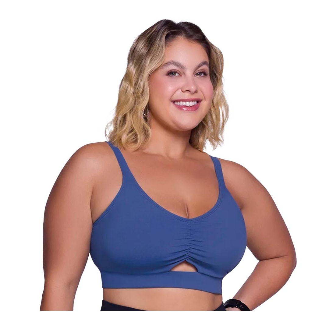 Top Selene Ginástica Sem Bojo 24918 Nautico