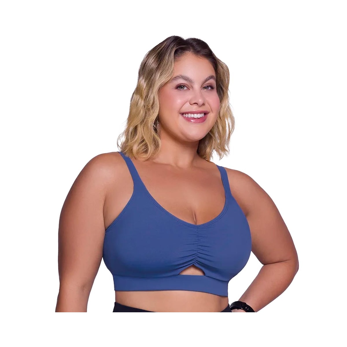 Top Selene Ginástica Sem Bojo 24918 Nautico Top Selene Ginástica Sem Bojo 24918 Nautico