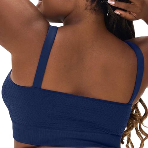 Detalhe - Top Zee Rucci Fitness Bojo Removível Zr0401-077 V01 Marinho