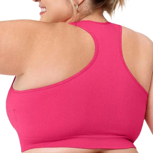 Detalhe - Top Zee Rucci Fitness Bojo Removível Zr0401-104 C548 Pink