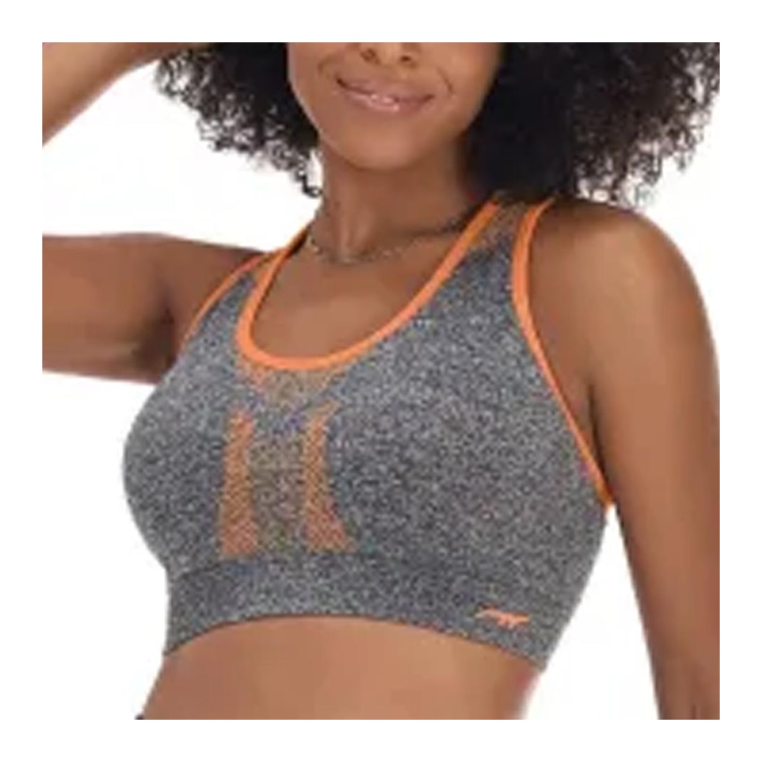 Top Zee Rucci Fitness Sem Bojo Zr0400-004 Grafite/Laranja
