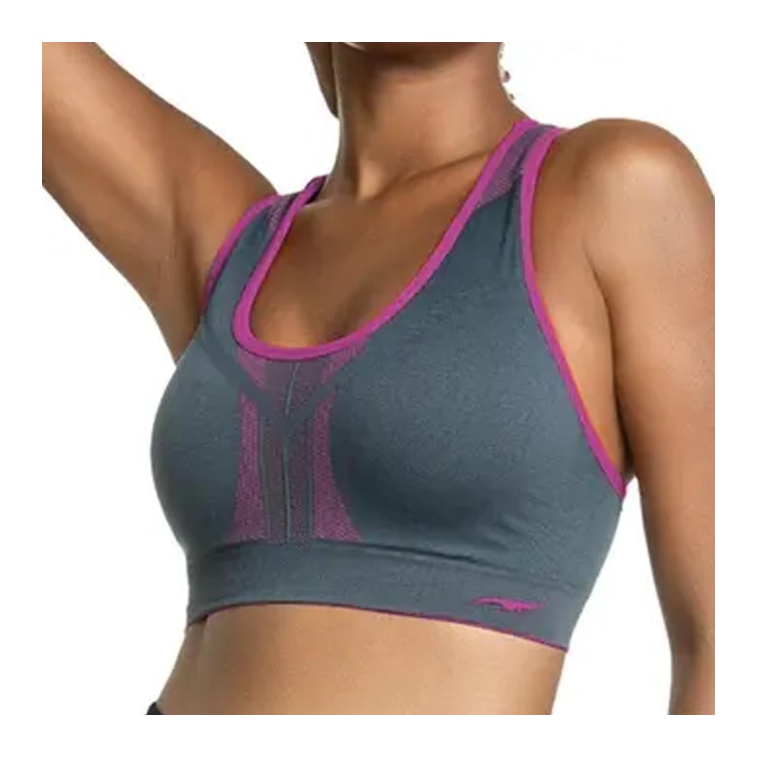Top Zee Rucci Fitness Sem Bojo Zr0400-004 Grafite/Violeta Top Zee Rucci Fitness Sem Bojo Zr0400-004 Grafite/Violeta