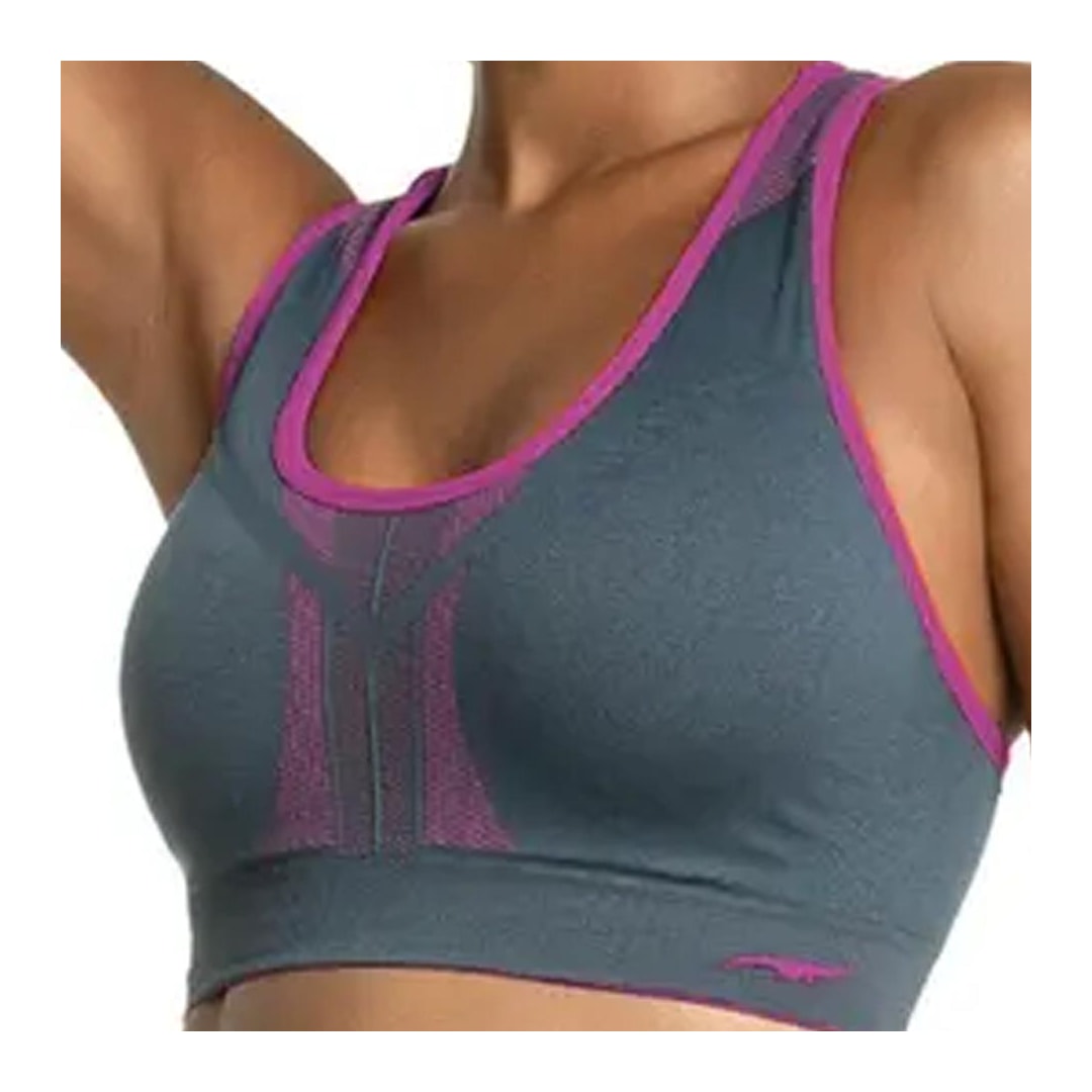 Top Zee Rucci Fitness Sem Bojo Zr0400-004 Grafite/Violeta Top Zee Rucci Fitness Sem Bojo Zr0400-004 Grafite/Violeta