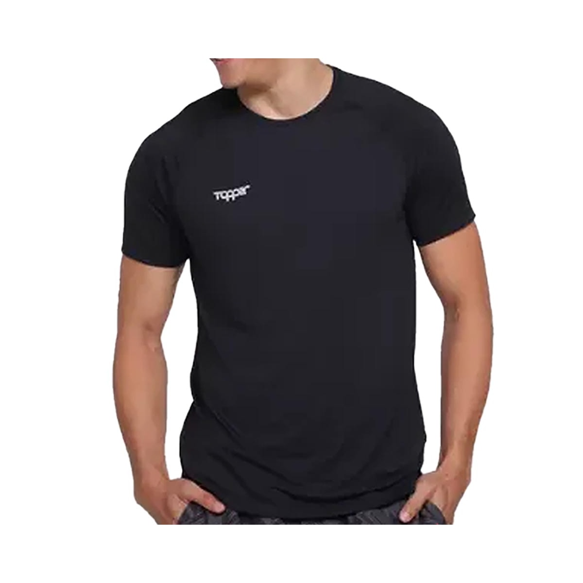 Topper Camiseta Dry 4324014 Preto Topper Camiseta Dry 4324014 Preto