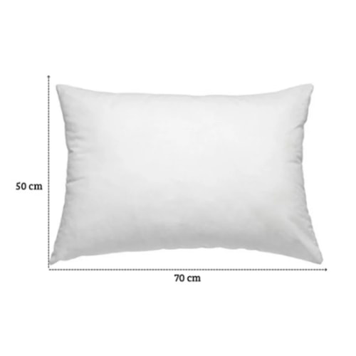 Detalhe - Travesseiro Daune 50X70 50% Plumas 50% Penas Branco