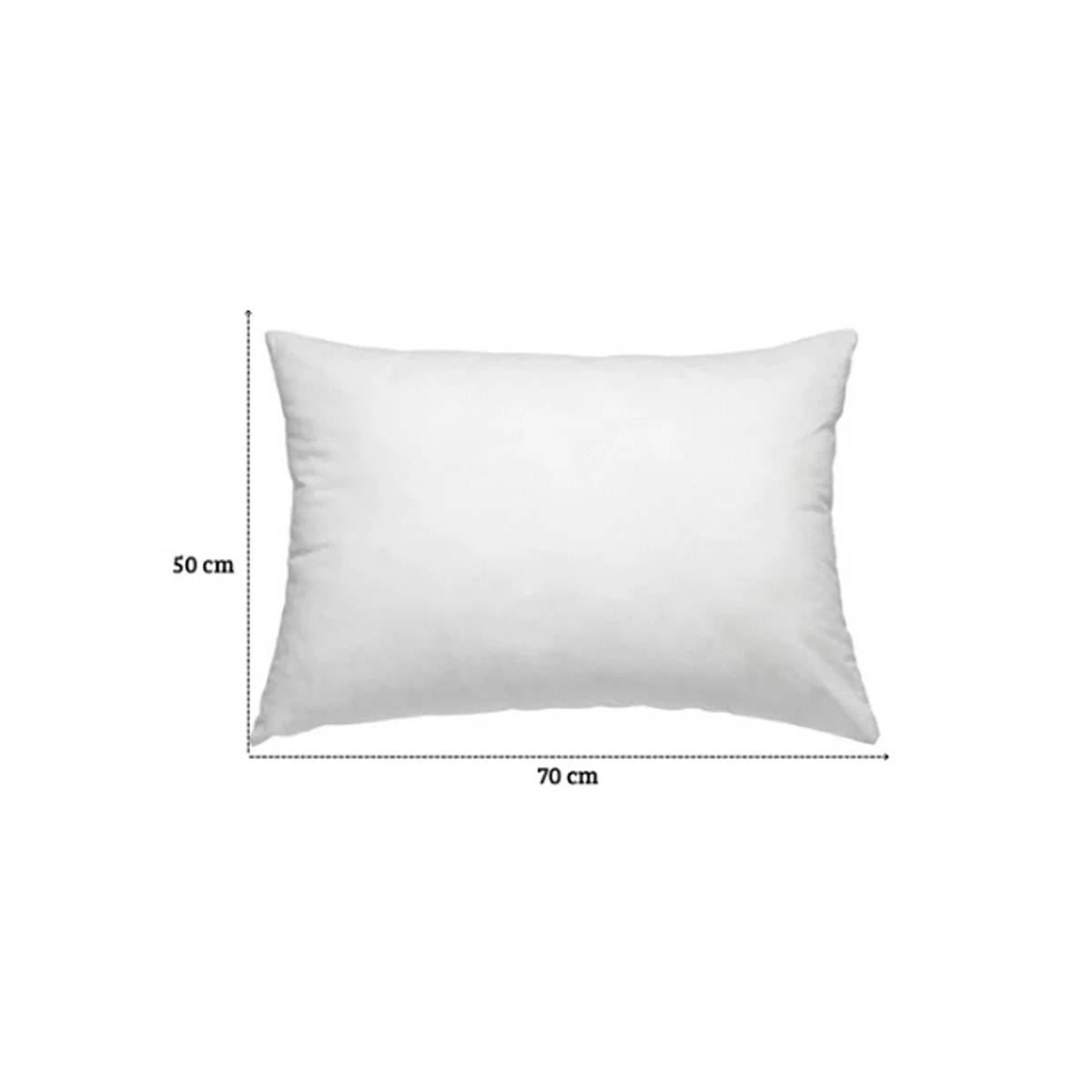 Travesseiro Daune 50X70 50% Plumas 50% Penas Branco Travesseiro Daune 50X70 50% Plumas 50% Penas Branco