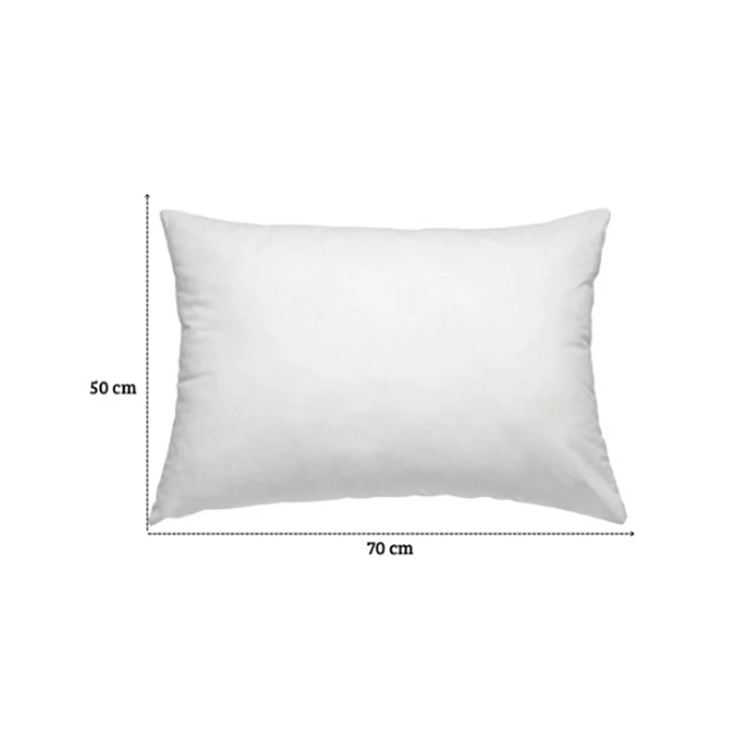 Travesseiro Daune 50X70 70% Plumas 30% Penas Branco