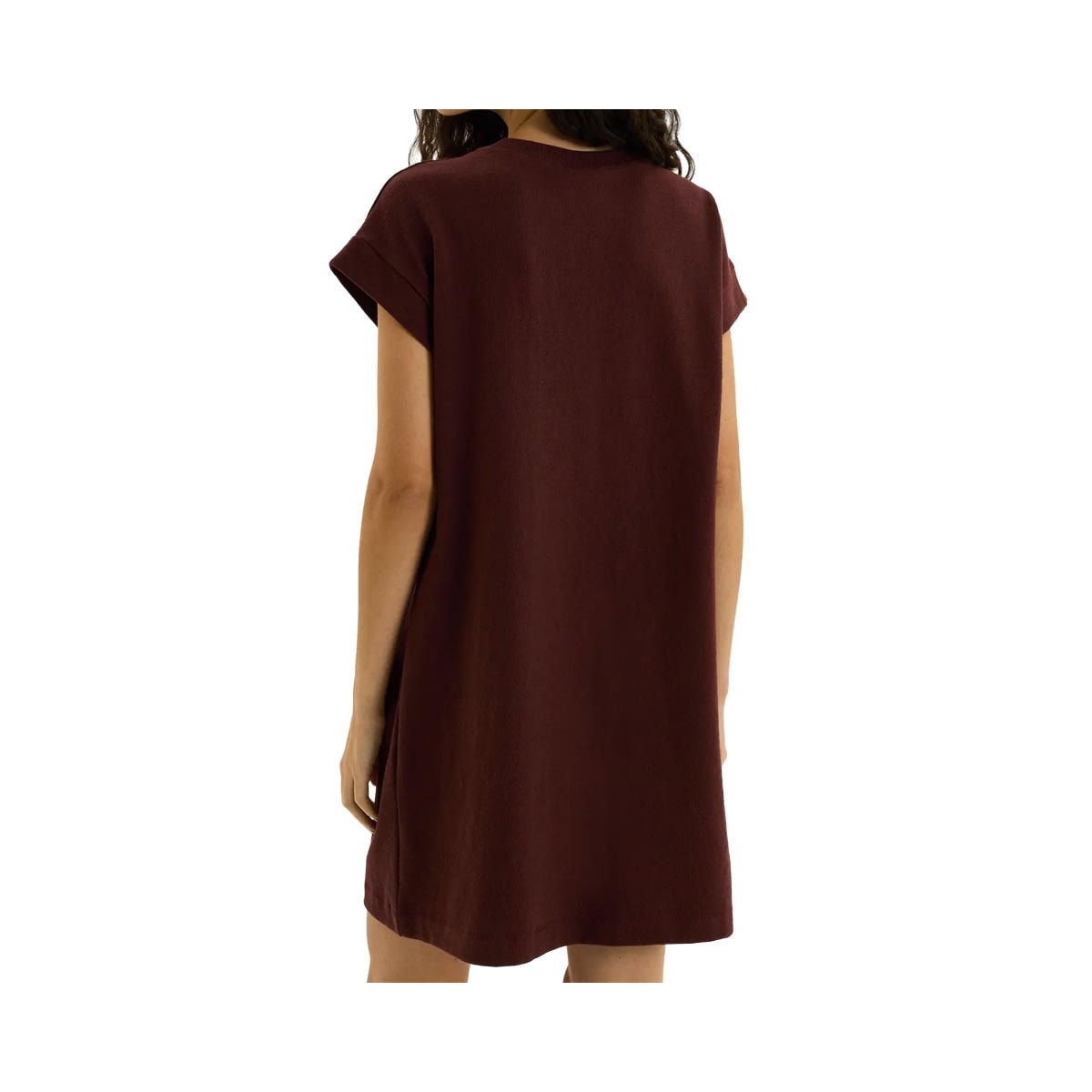 Vestido Hering Curto Texturizado Com Bolso 0B5d Bordo Vestido Hering Curto Texturizado Com Bolso 0B5d Bordo