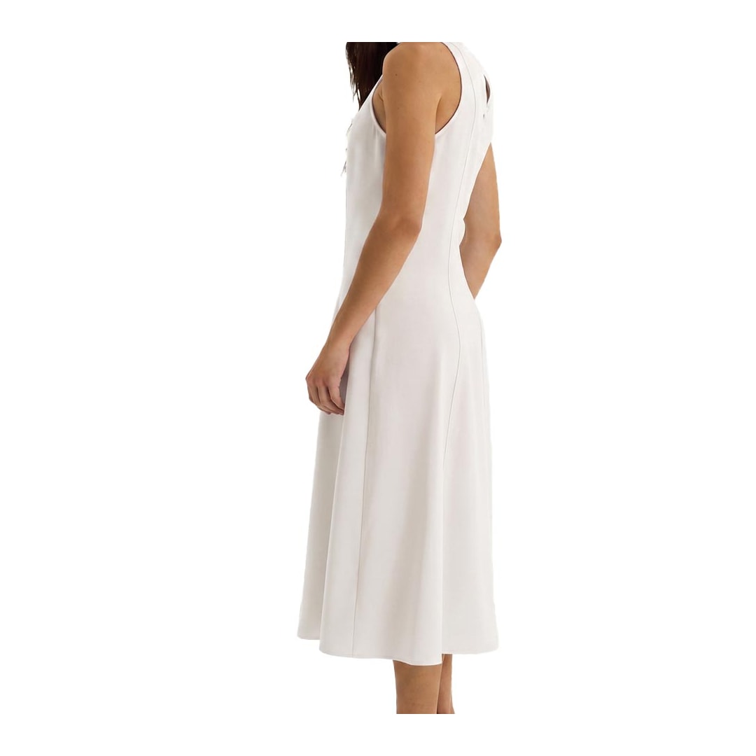 Vestido Hering Midi Trapézio Em Viscose K6uy Off White Vestido Hering Midi Trapézio Em Viscose K6uy Off White