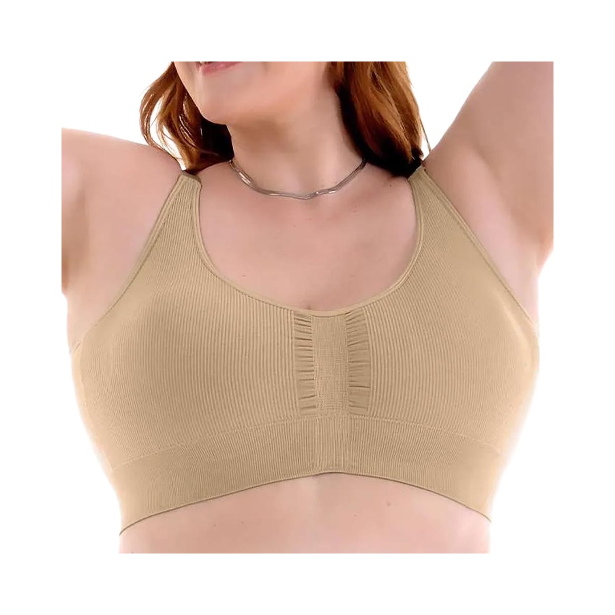 Zee Rucci Sutiã Comfort Com Bojo Removivel Sem Costura Zr0303-013 Bege Zee Rucci Sutiã Comfort Com Bojo Removivel Sem Costura Zr0303-013 Bege