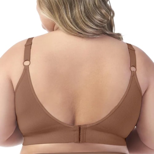 Detalhe - Zee Rucci Sutiã Comfort Com Bojo Removivel Sem Costura Zr0303-013 C128 Caramelo