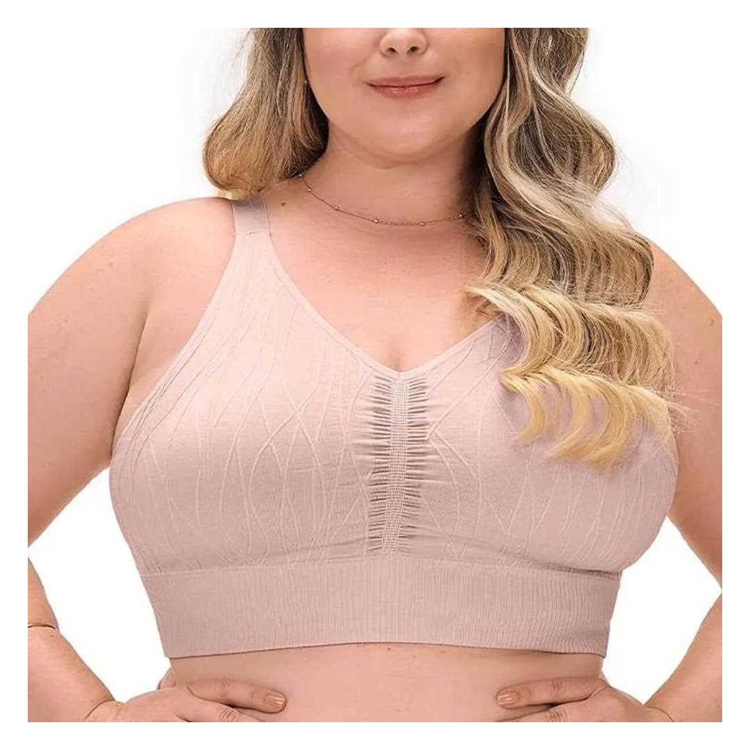 Zee Rucci Top Jacquard Com Bojo Removivel Sem Costura Zr0300-099 V03 Rose